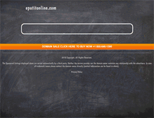 Tablet Screenshot of epatitonline.com